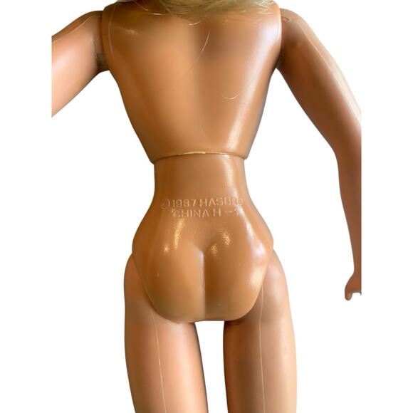 Vintage 1987 Lookin Smart Maxie Doll Poseable Hasbro Made To Mov Barbie Clone D7 - Picture 5 of 7